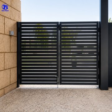 Elite Steel Horizontal Slat Gate | All-Weather Durability